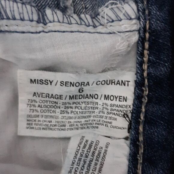 Code Blue distress jean. sz 6 - Picture 4 of 8